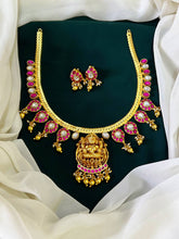 Lakshmi Pendent with Mango in Jadau Necklace - KN0057